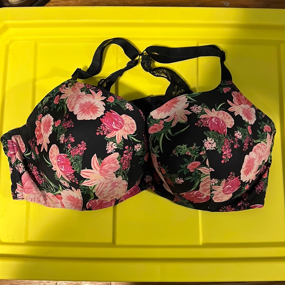 Cacique 46DD Floral Lightly lined Balconette Bra